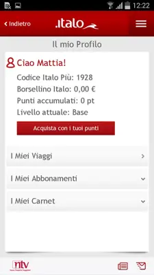 Italo Treno android App screenshot 1