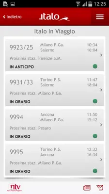 Italo Treno android App screenshot 3